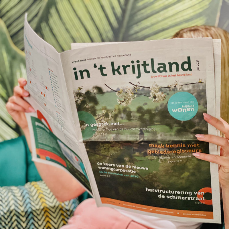 krijtland krantje