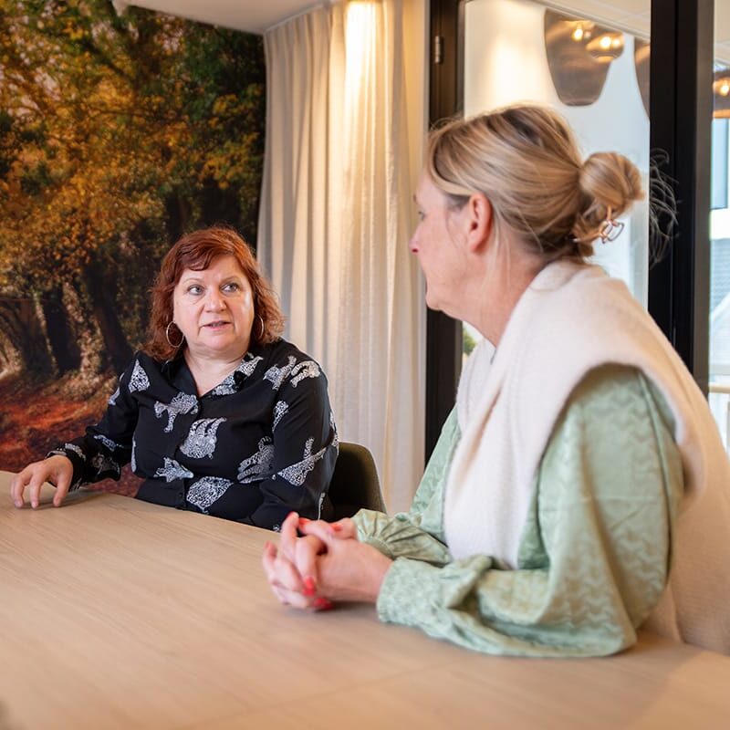 Een open sollicitatie gesprek